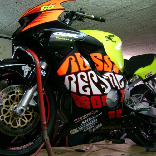 Pintura Honda CBR600F Sport (Rossi)