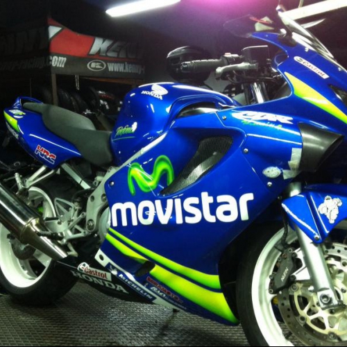 Pintura Honda CBR600F (Movistar)
