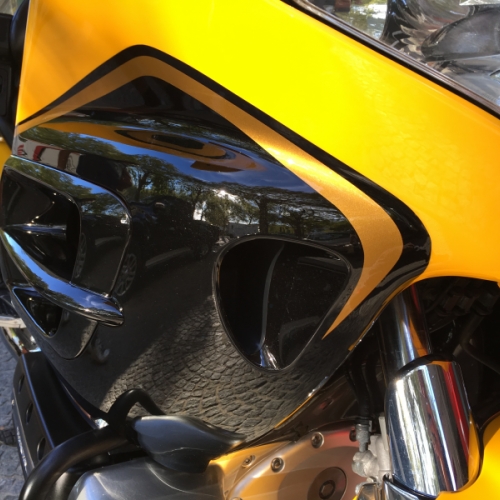 Pintura Honda GL1800 GoldWing (amarelo ouro)