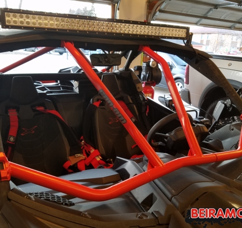 Barras de intrusão fr. e tr. + sup. roda P/Can-Am X3 Maverick turbo - Imagem 1